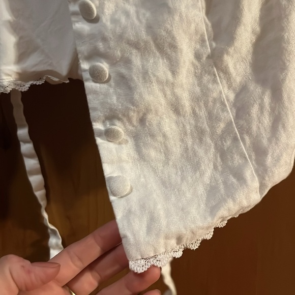 Reformation button down linen vest - Picture 4 of 4